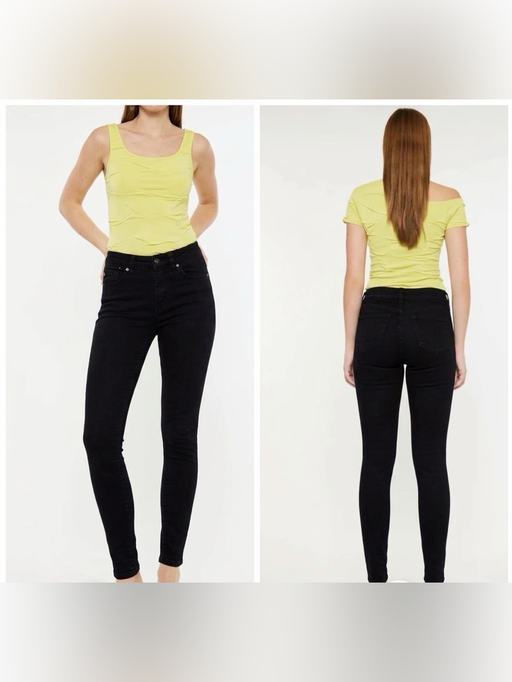 Kancan Los Angeles Women’s Black Skinny Jeans Size W3 25